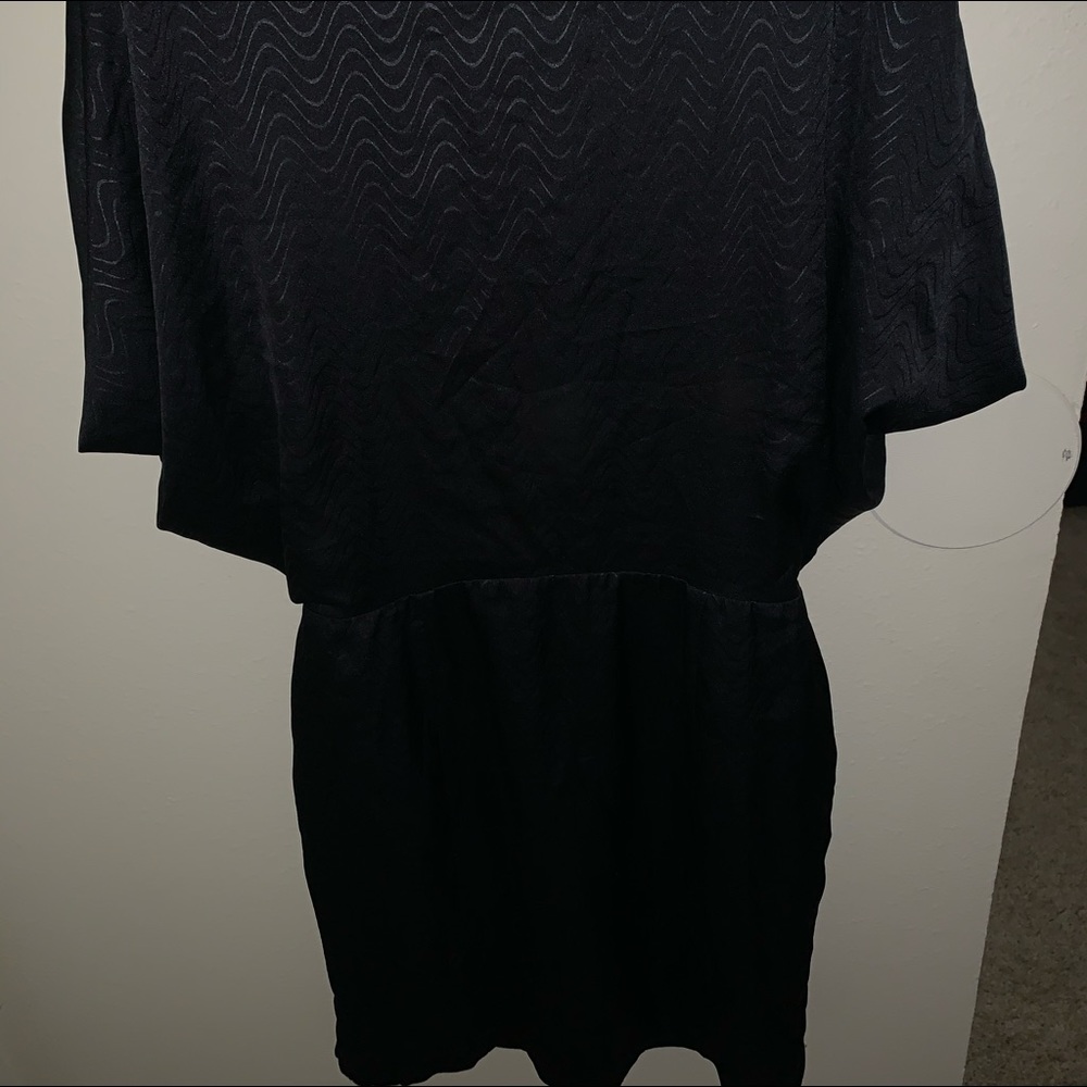 Black Silk Party Dress